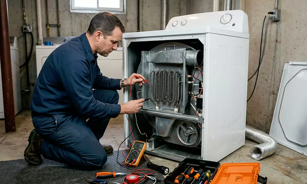 Dryer Not Heating Repair in Emeryville, CA