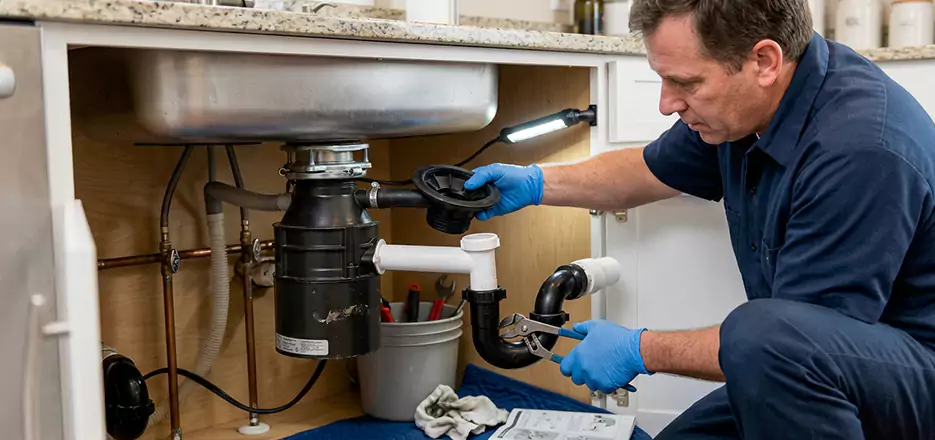 Garbage Disposal Splash Guard and Trap Installation in Emeryville