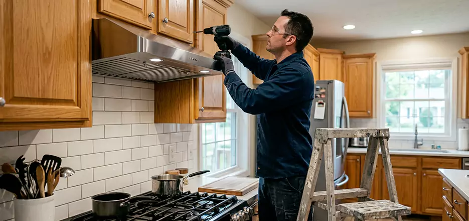 Wood Range Hood Installation Emeryville